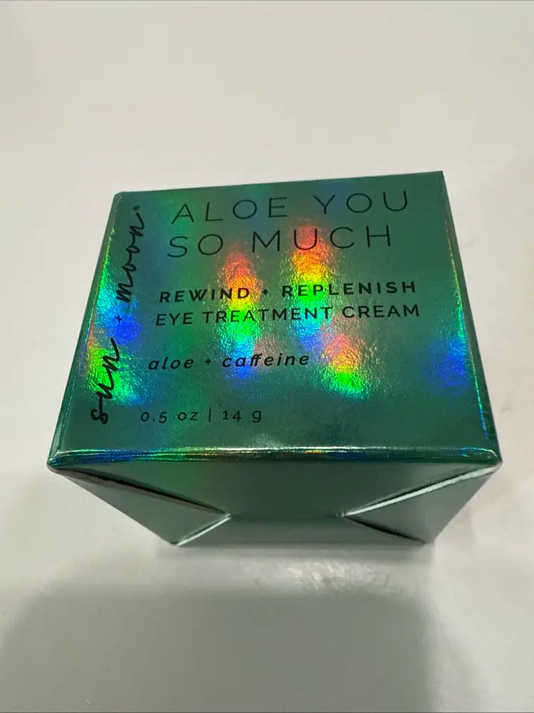 #01 Sun + Moon Rewind + Replenish Eye Treatment Cream Aloe + Caffeine 0.5 Oz