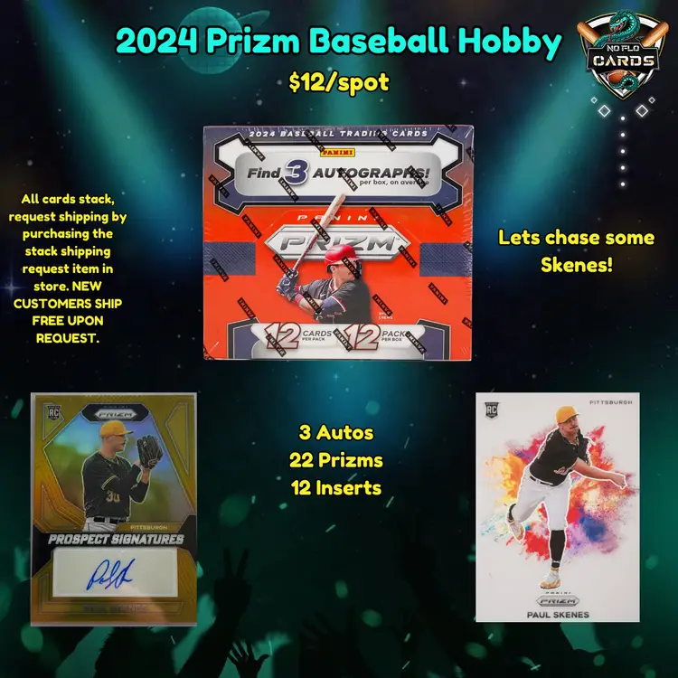 2024 Panini Prizm Baseball Hobby Box Stack Rip - Baseball Cards
