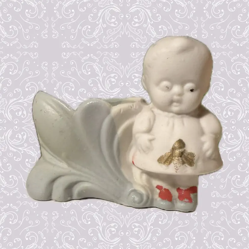 Sweet Bisque Baby Planter