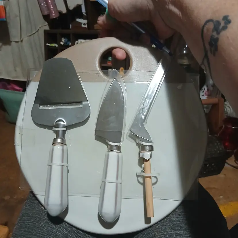 Vintage cheese board set