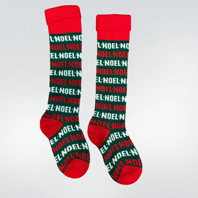 Christmas Stockings Fill Up With Goodies Pair Of 2