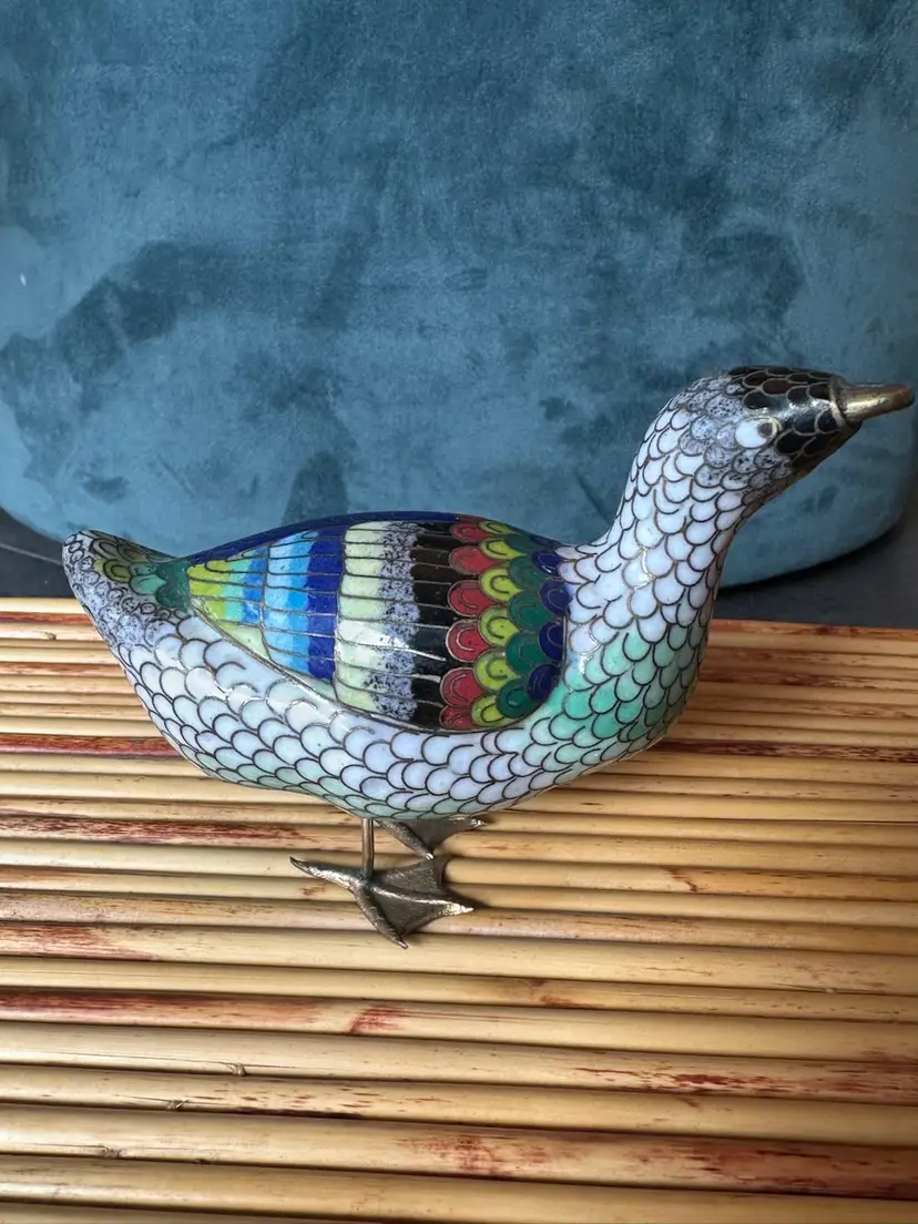 #2 Cloisonné Bird Duck