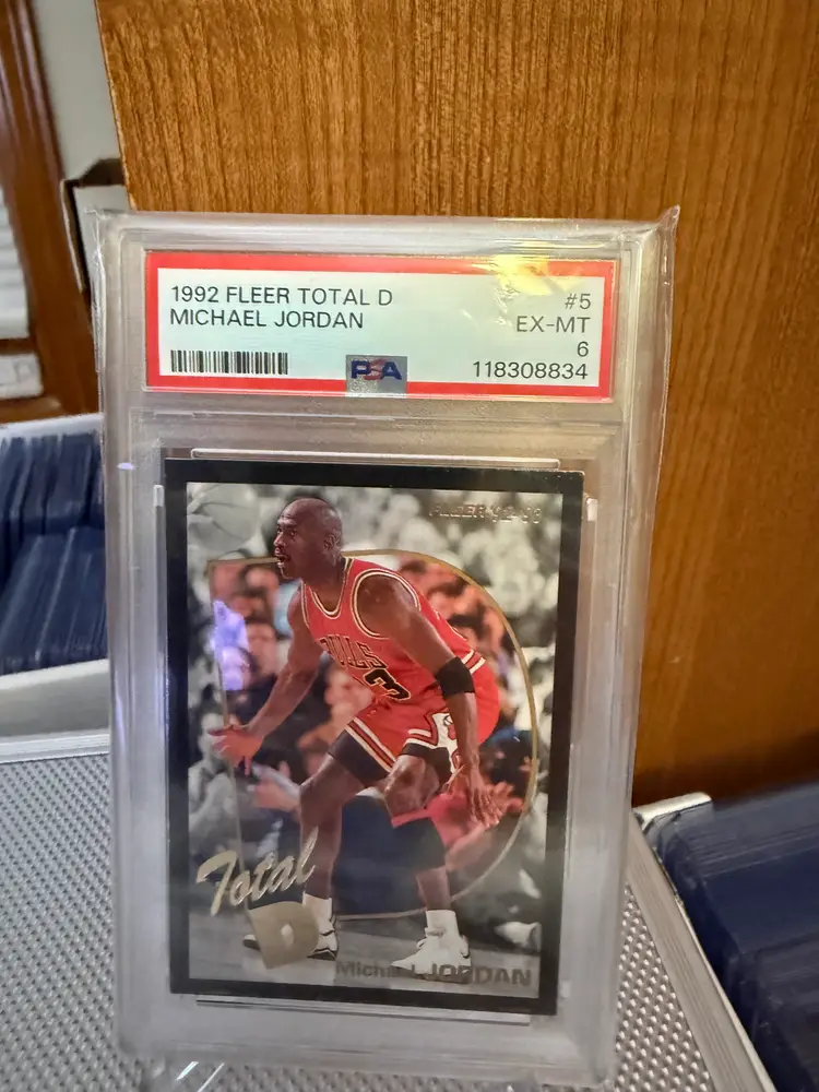 Michael Jordan Fleer Total D PSA 6
