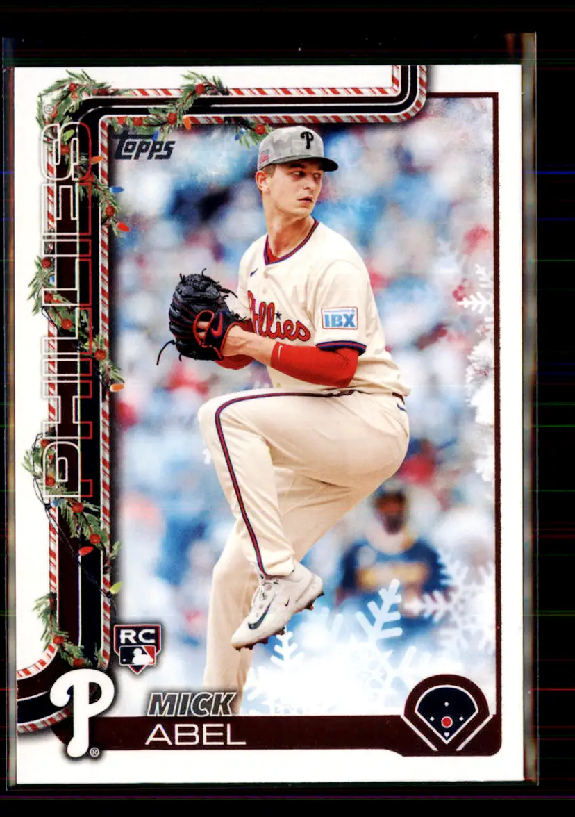 Mick Abel 2025 Topps Walmart Holiday #H111 - (135) - Philadelphia Phillies
