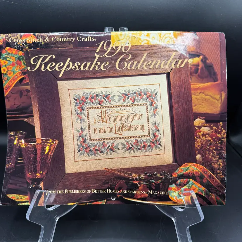 1996 Cross Stitch Calendar With Patterns
