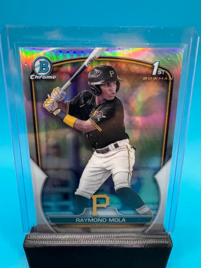 Raymond Mola 1st Bowman Chrome Refractor /499 Pittsburgh Pirates