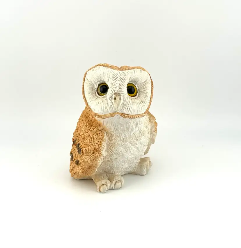 Vintage Stone Critters Barn Owl 3.25βx 2.75βx 3.5β *READ*