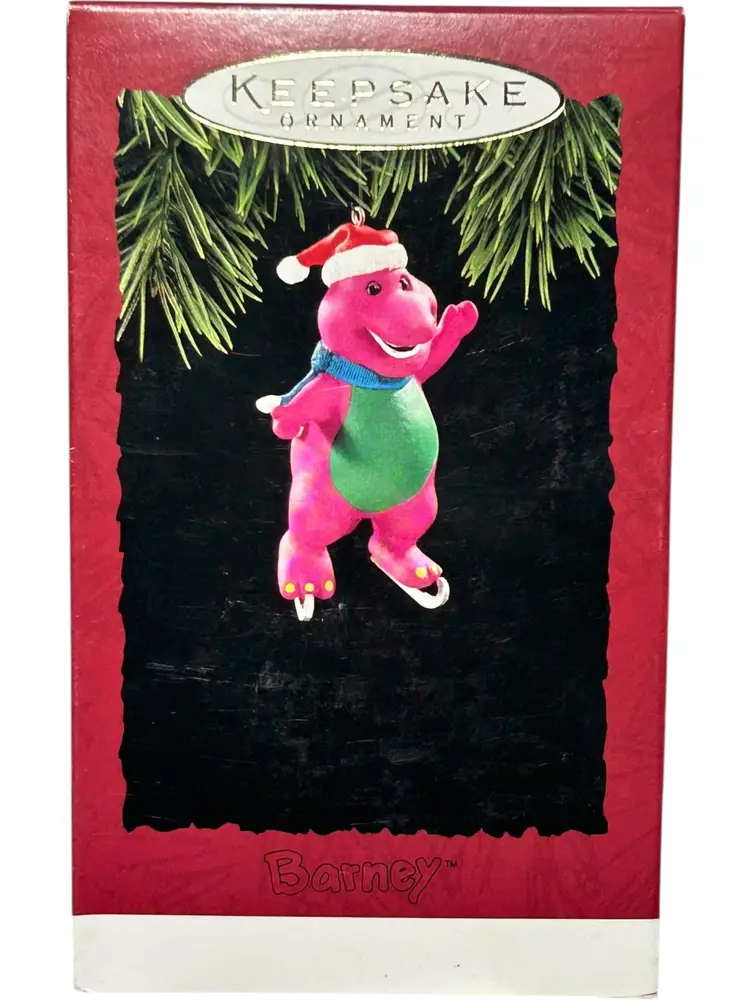 Hallmark Keepsake Christmas Ornament Barney The Purple Dinosaur 1994