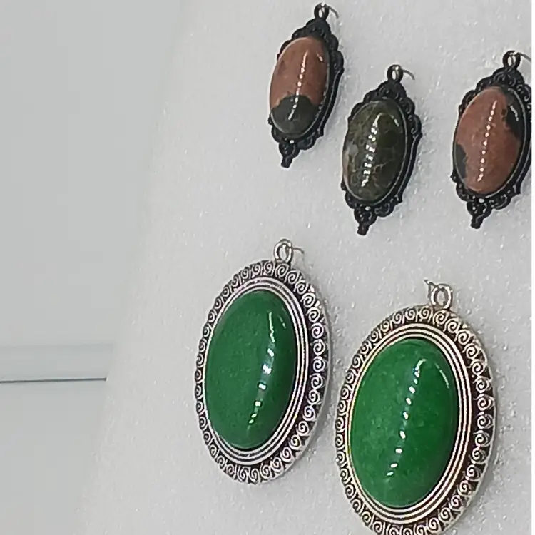 Five Gemstone Pendants