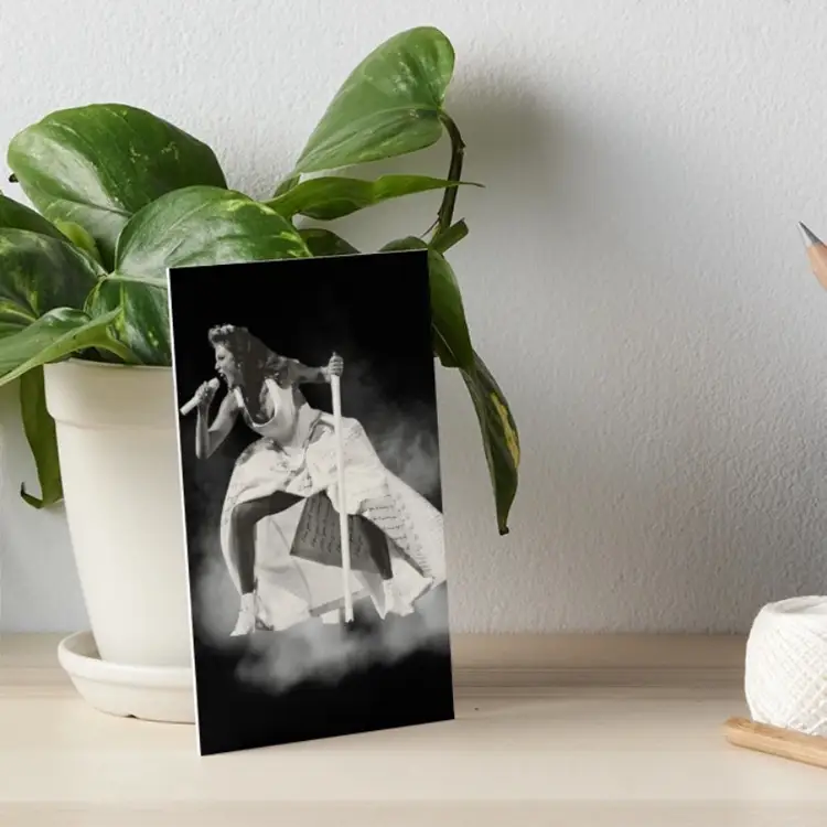 Little Old Me Art Board Print//the Tortured Poets Department//art Merch