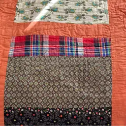 64” X 80” Hand Sewn And Machine Quilt