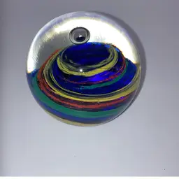 READ! Galactic Paperweight 2 1/4” Tall (Minor Scratches)