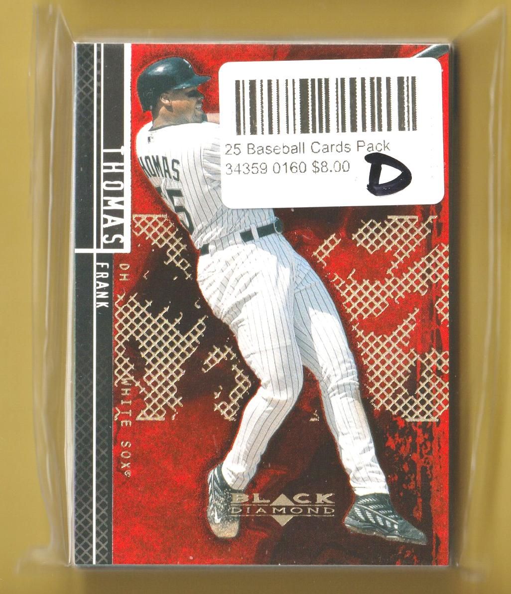 Niknax · 25 Baseball Card Pack D Frank Thomas Ken Griffey Jr