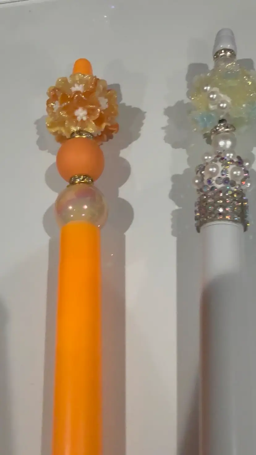 Two Handmade Custom Pens, Wedding Gift, Journaling Birthday, Teacher, Nurse Appreciation