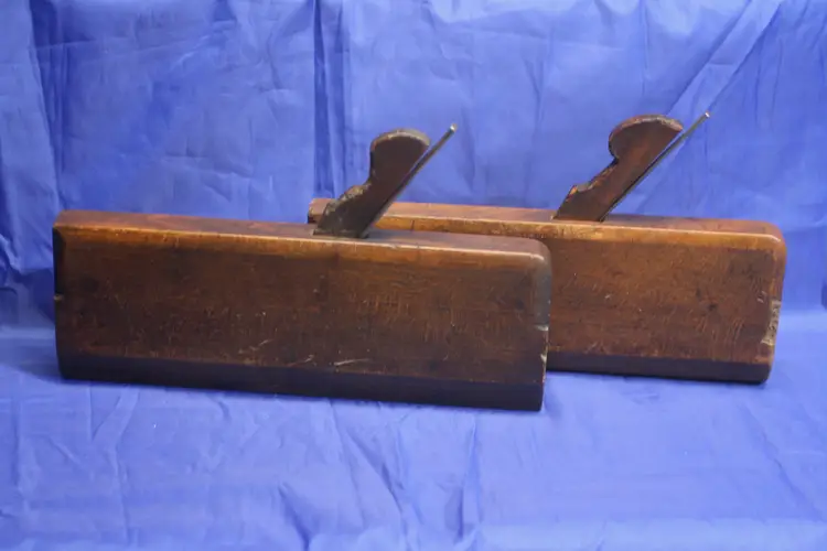 Pair of Wooden Planes   1 Hollow (#16)  and  1 Round (#14)    Inventory Closeout