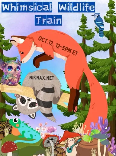 Whimsical Wildlife Train with ReloveGarage