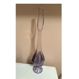 Viking Glass Teaberry Swung Vase