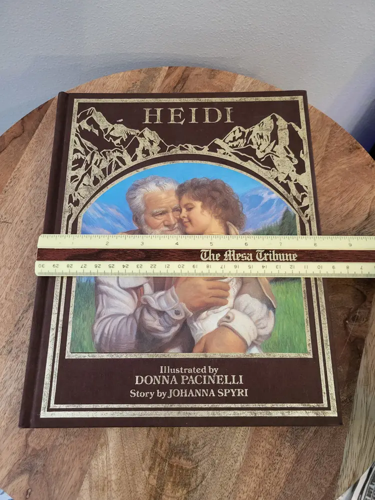 HEIDI by Johanna Spyri & Illustrated - Donna Pacinelli 1986 Unicorn Hayley Mills