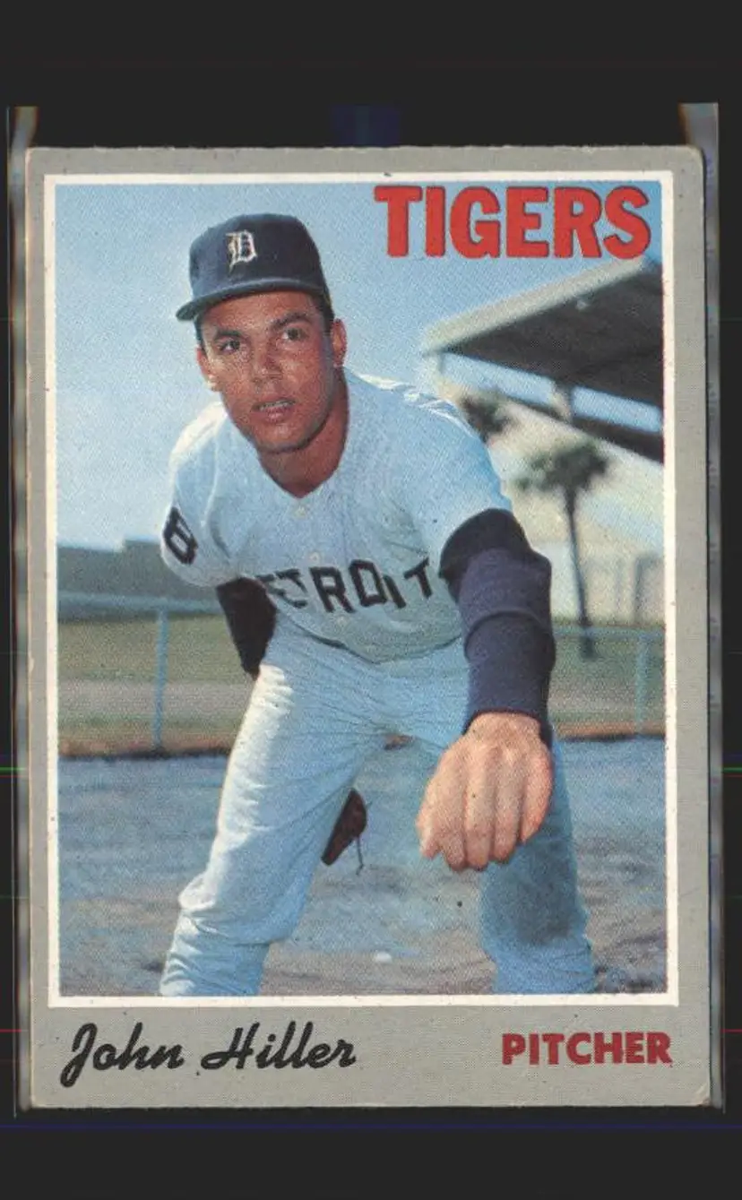 John Hiller 1970 Topps #12 - () - Detroit Tigers