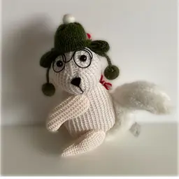 Rocky The Flying Squirrel Plush Christmas Ornament