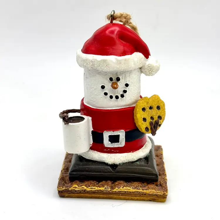 S’mores Original Santa With Mug And Cookie Ornament 2.5“