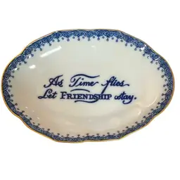 Mottehedeh Williamsburg Collection Novelty Pin Tray / Trinket Dish Vintage 5.75” x 3”