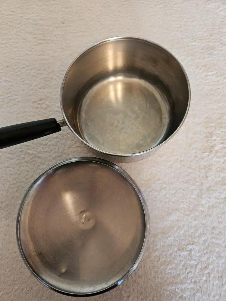 Revere Ware Vintage 1 QT 1801 Copper Clad Sauce Pan And Lid