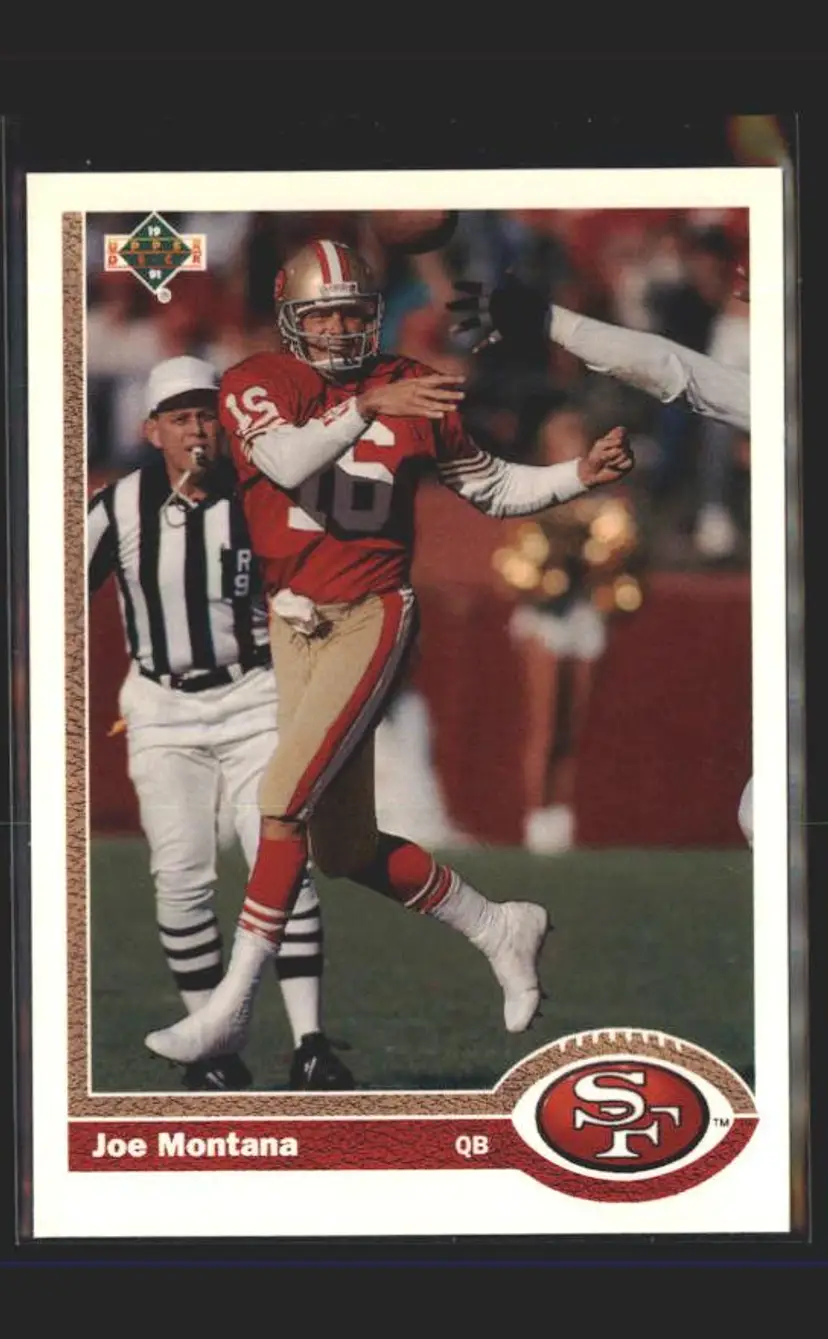 1991 Upper Deck #1 Joe Montana Promos - (137) - San Francisco 49ers