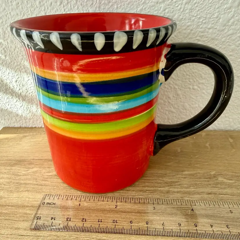 Gibson Elite Pueblo Springs Coffee Mug Striped