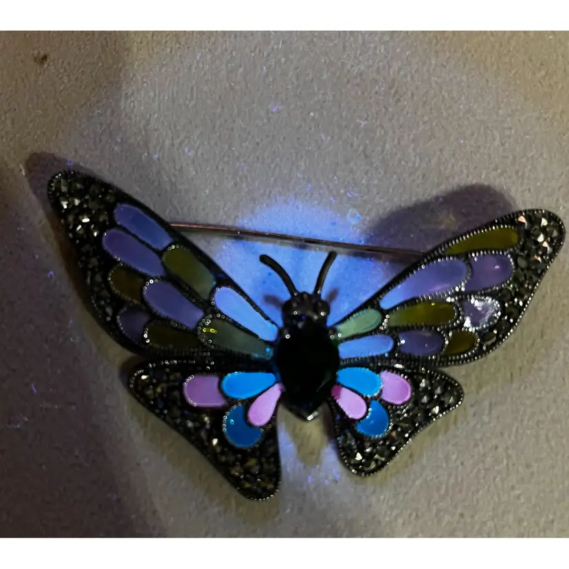 Glowy Butterfly Brooch
