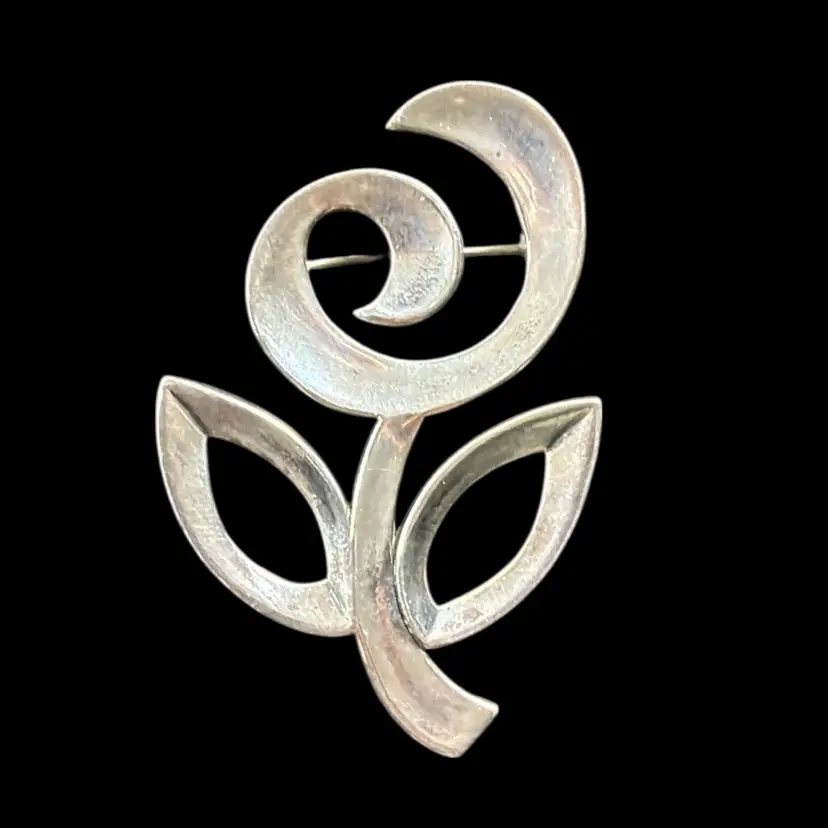 Retired 2β James Avery 925 Silver βFlower of Hopeβ Brooch