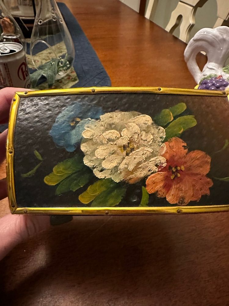 Vintage Handpainted Box