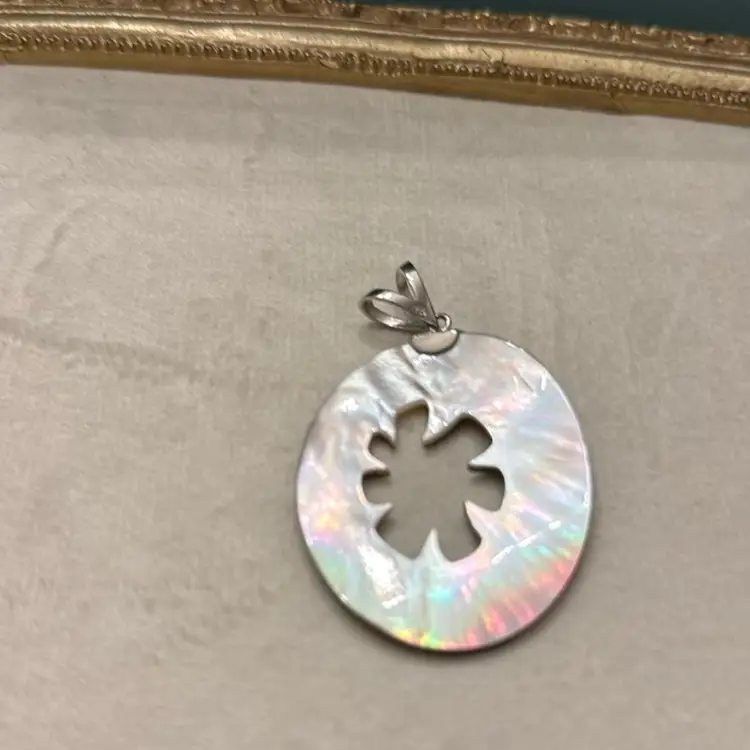 Sterling Mother Of Pearl Pendant