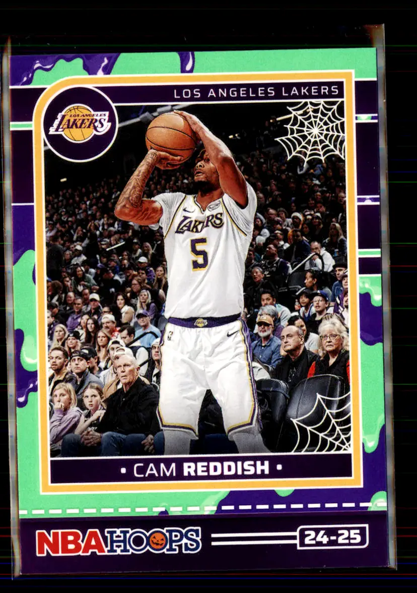 Cam Reddish 2024-25 Panini Haunted Hoops Slime #93 - (135) - Los Angeles Lakers