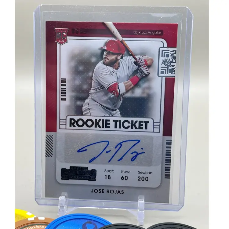 Jose Rojas 2021 Panini Contenders Auto