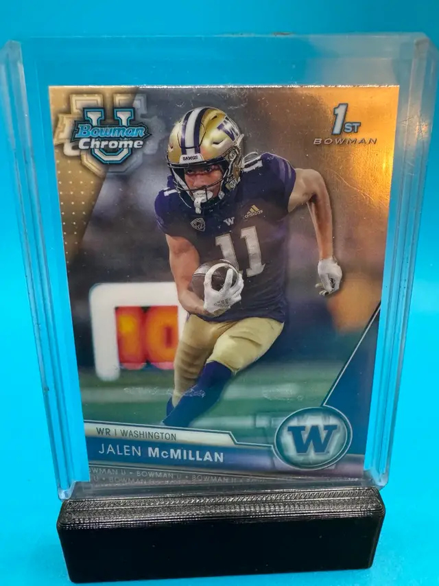 Jalen McMillan 1st Bowman Chrome U Washington Huskies