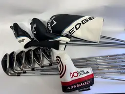 Callaway Edge Complete Set LH Regular Steel 10 Clubs Driver 3W Hybrid + Putter