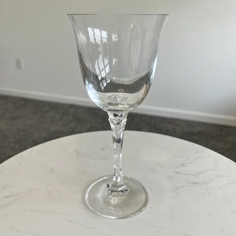 Vtg Towle Crystal Wine Glass Water Goblet Tudor Pattern Replacement