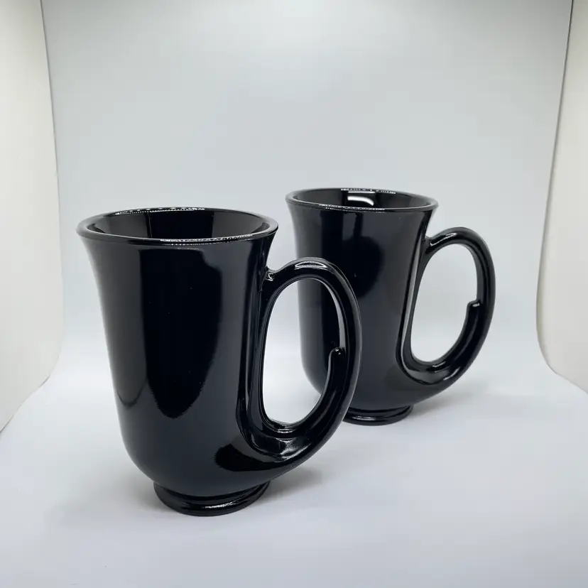 Indiana Tiara Black Amethyst Glass Hunter Horn Tankard Stein Mugs Drinkware