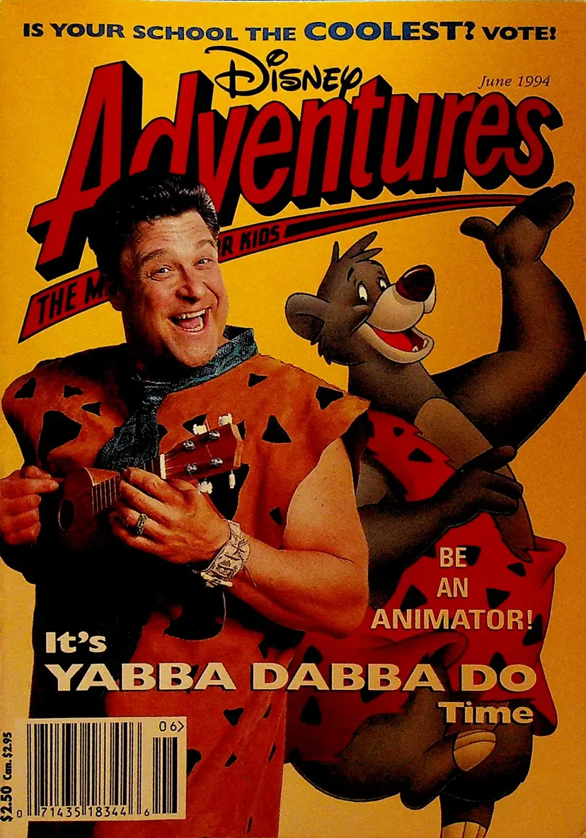 Disney Adventures Magazine June 1994 The Flintstones