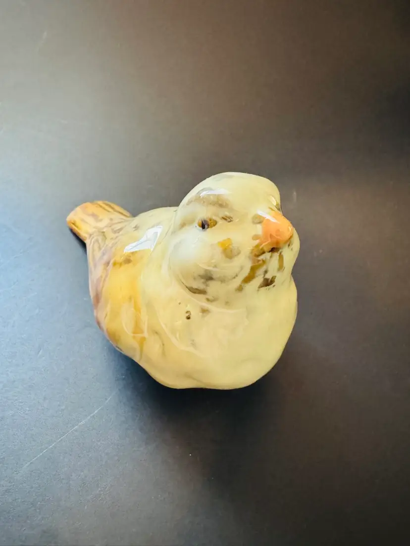 Vintage Stoneware Bird Beautiful Glaze & Colours