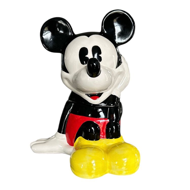 Vintage Treasure Craft Mickey Mouse Disney Ceramic Cookie Jar