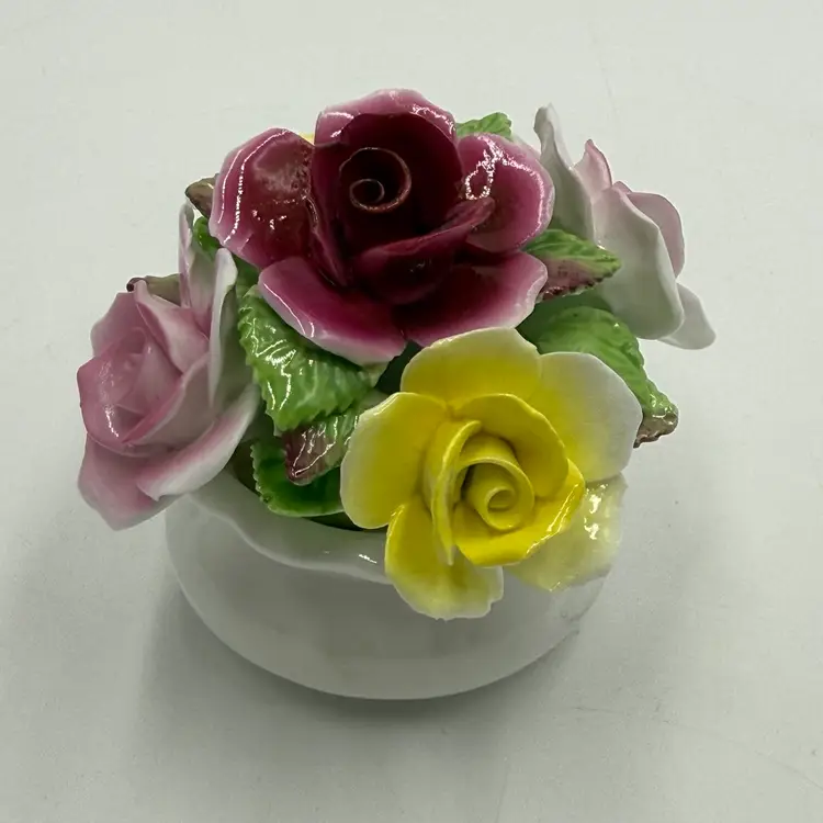 Royale Stratford Bone China Flowers Carnation Staffordshire England Figurine