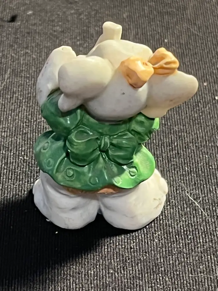 Vintage 1994 Signed J.C. Miniature Anthropomorphic Musical Elephant 🐘