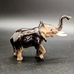 Hagen Renaker Elephant- Trunk up- Retired