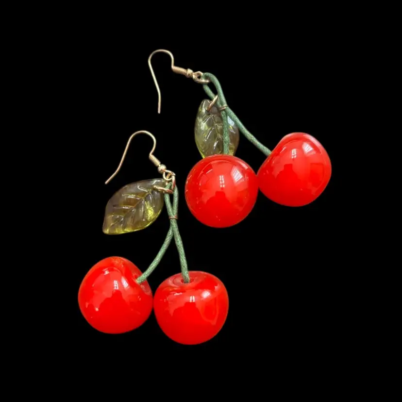 Cherry Earrings 🍒