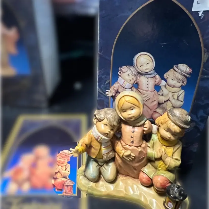 Jethro, Tamar & Saul- Vintage Fontanini Heirloom Collection Religious/Nativity figure, hand-painted resin. Bagni di Lucca, Italy , Original Box