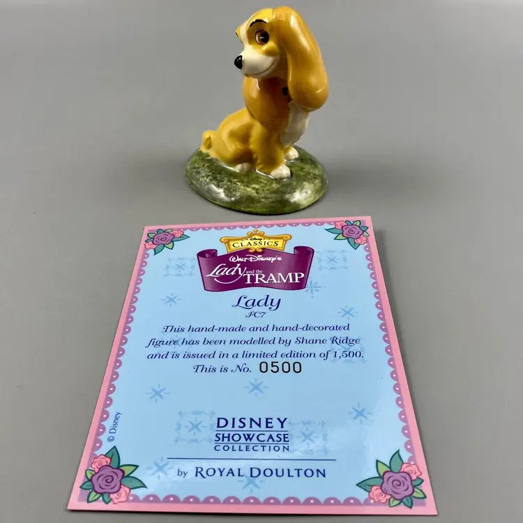 Lady Figurine FC7 Disney Showcase 500/1500 Royal Doulton 2001 England COA