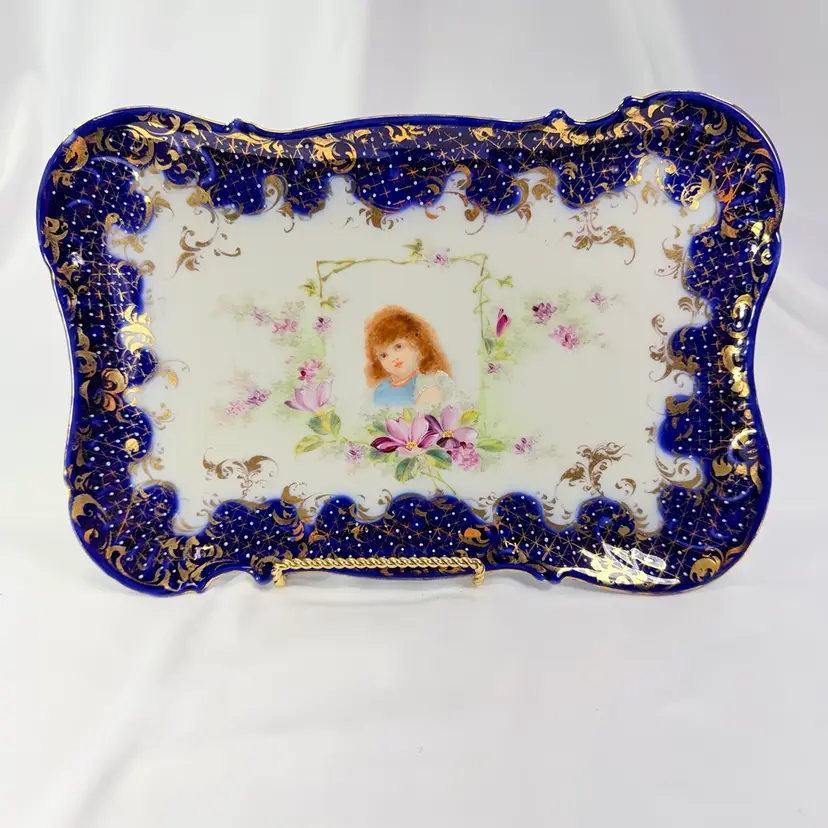 Vintage Nagoya Pottery Vanity Tray