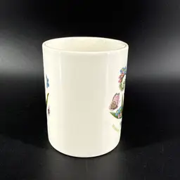 Portmeirion Botanic Garden 12oz Coffee Tea Mug Butterflies Insects Forget-Me-Not